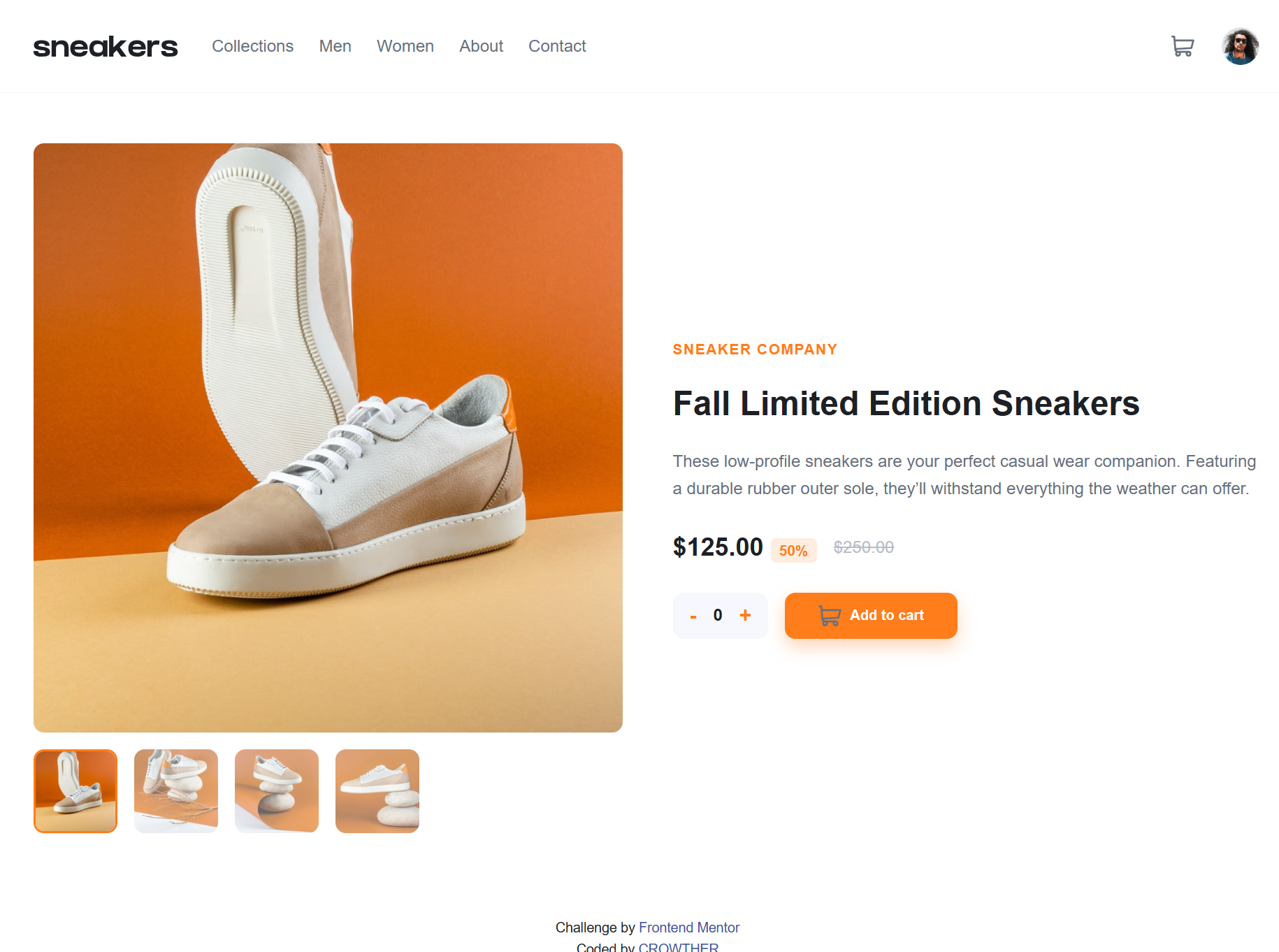 E-commerce project screenshot